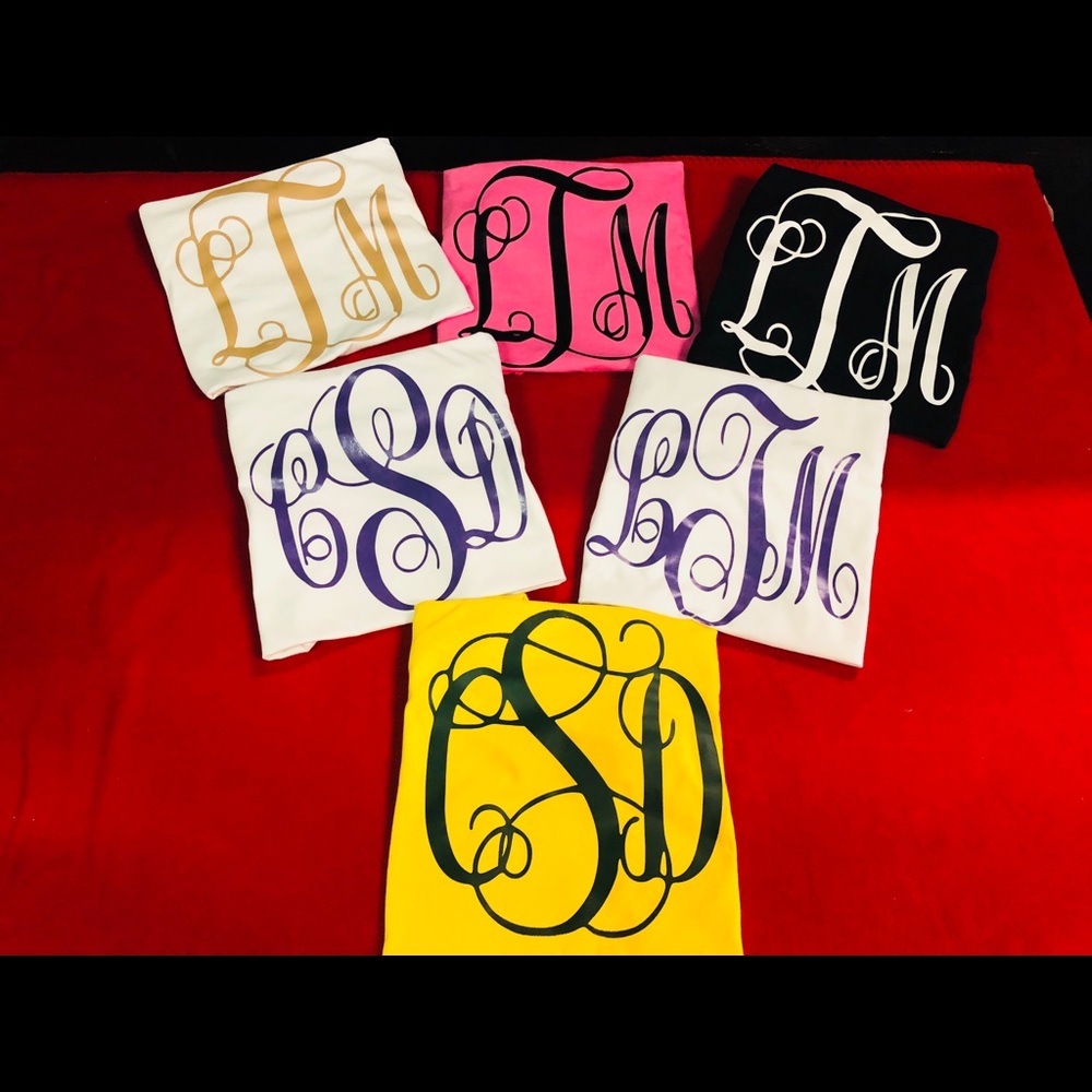 Custom Monogram Tees!!!